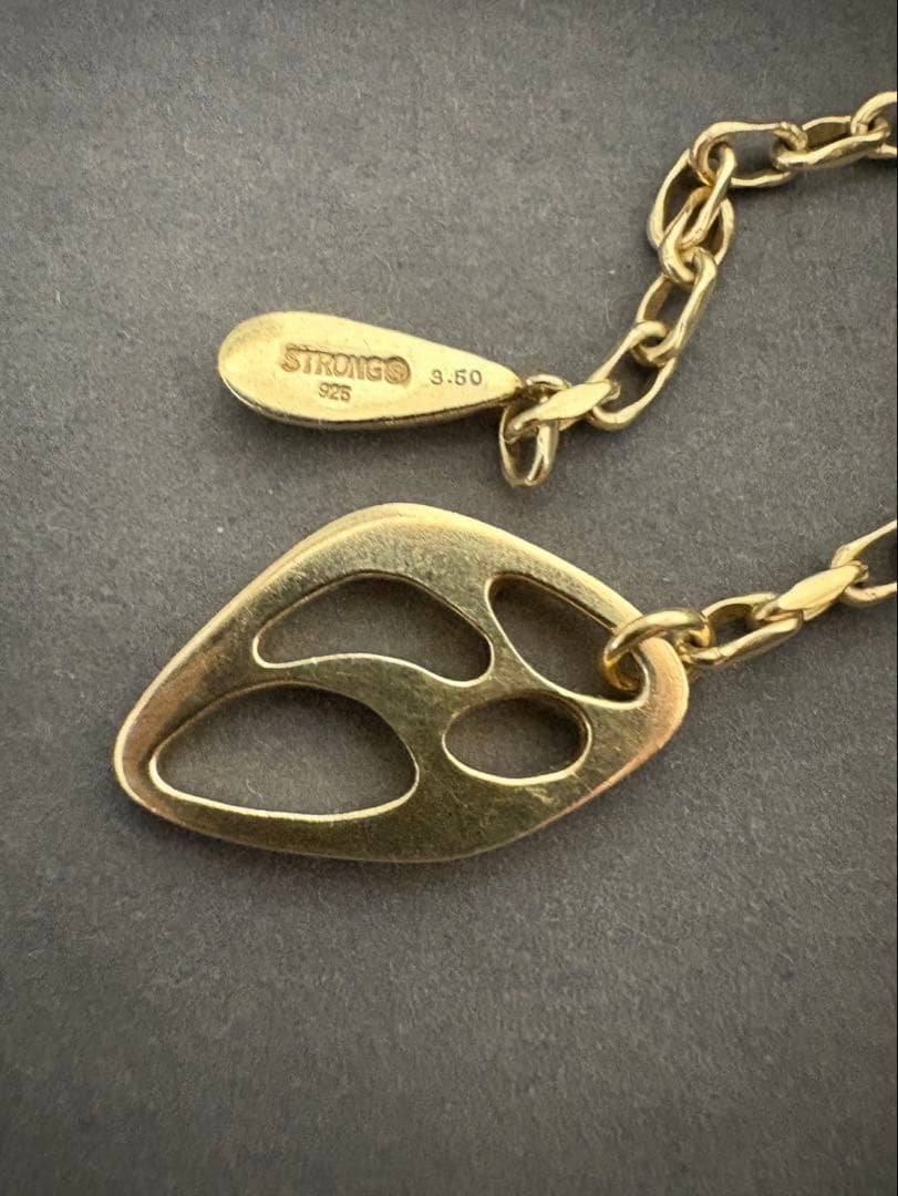 アクセサリー STRONG LOTUS SILVER NECKLACE GOLD OURS