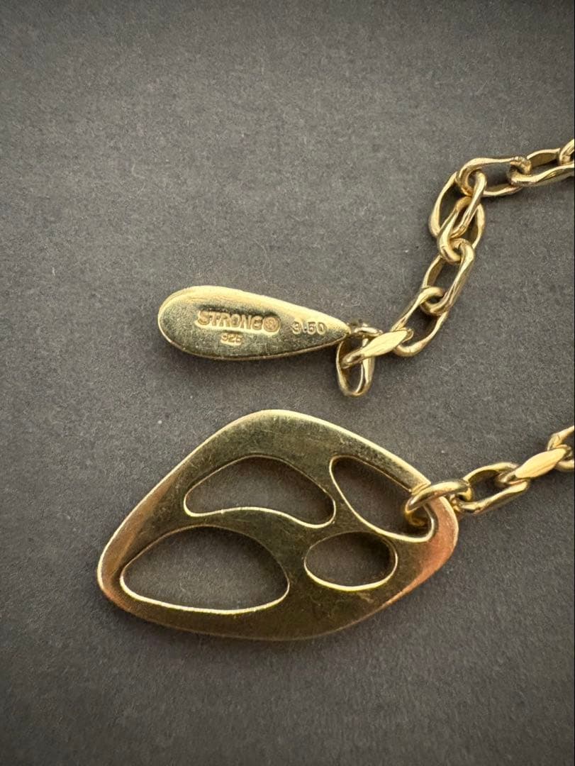 アクセサリー STRONG LOTUS SILVER NECKLACE GOLD OURS