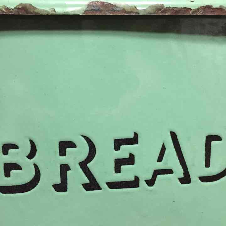 アンティーク ブレッド缶(グリーン)