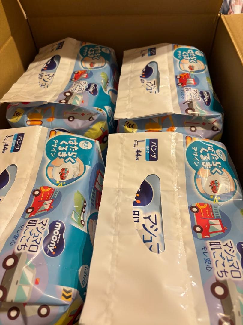 moony マシュマロ肌ごこち Lサイズ 44枚×8袋