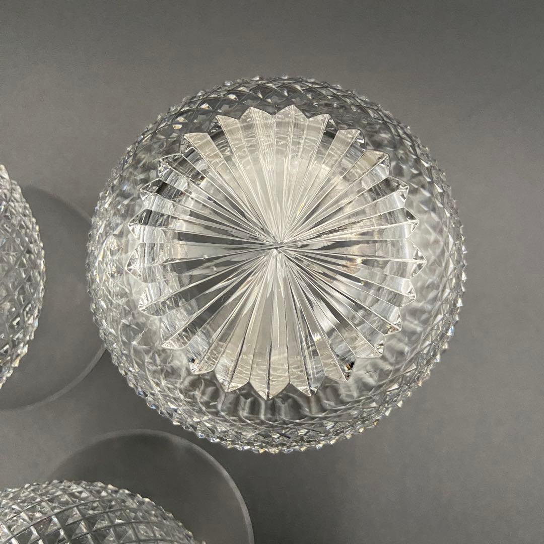 エジンバラ クリスタル アザミグラス 3客 ショットグラス ウィスキー 日本酒