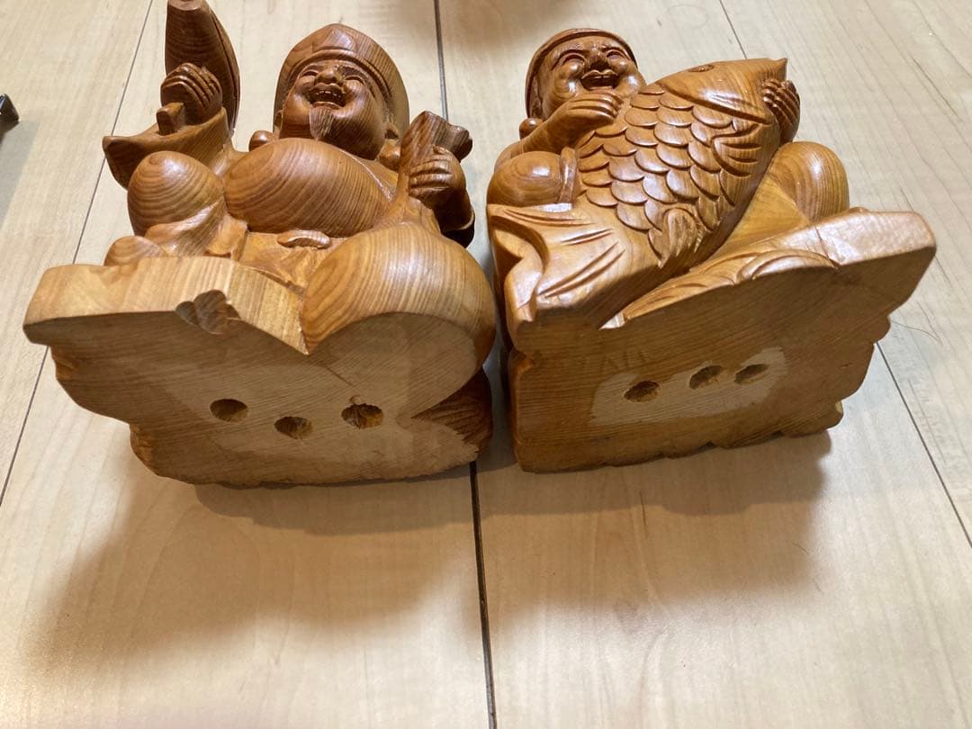 木彫り　七福神