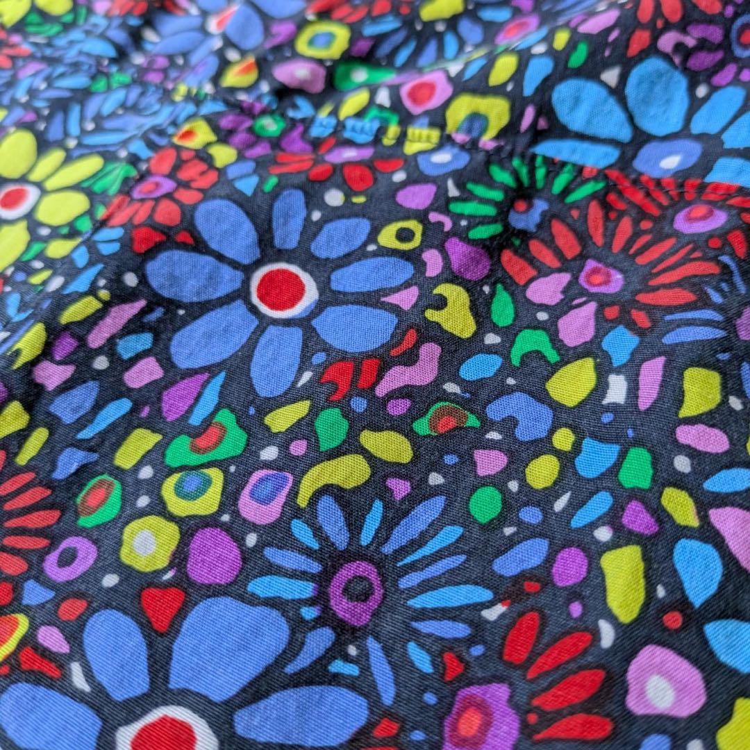 Bohemians/ボヘミアンズ　モザイクフラワーサロペット　サイズM 日本製