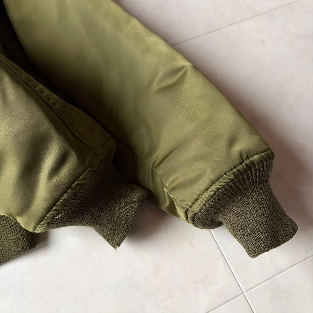 希少✨AVIREX B-15 フライトジャケット M 米国製 スコービル ボア