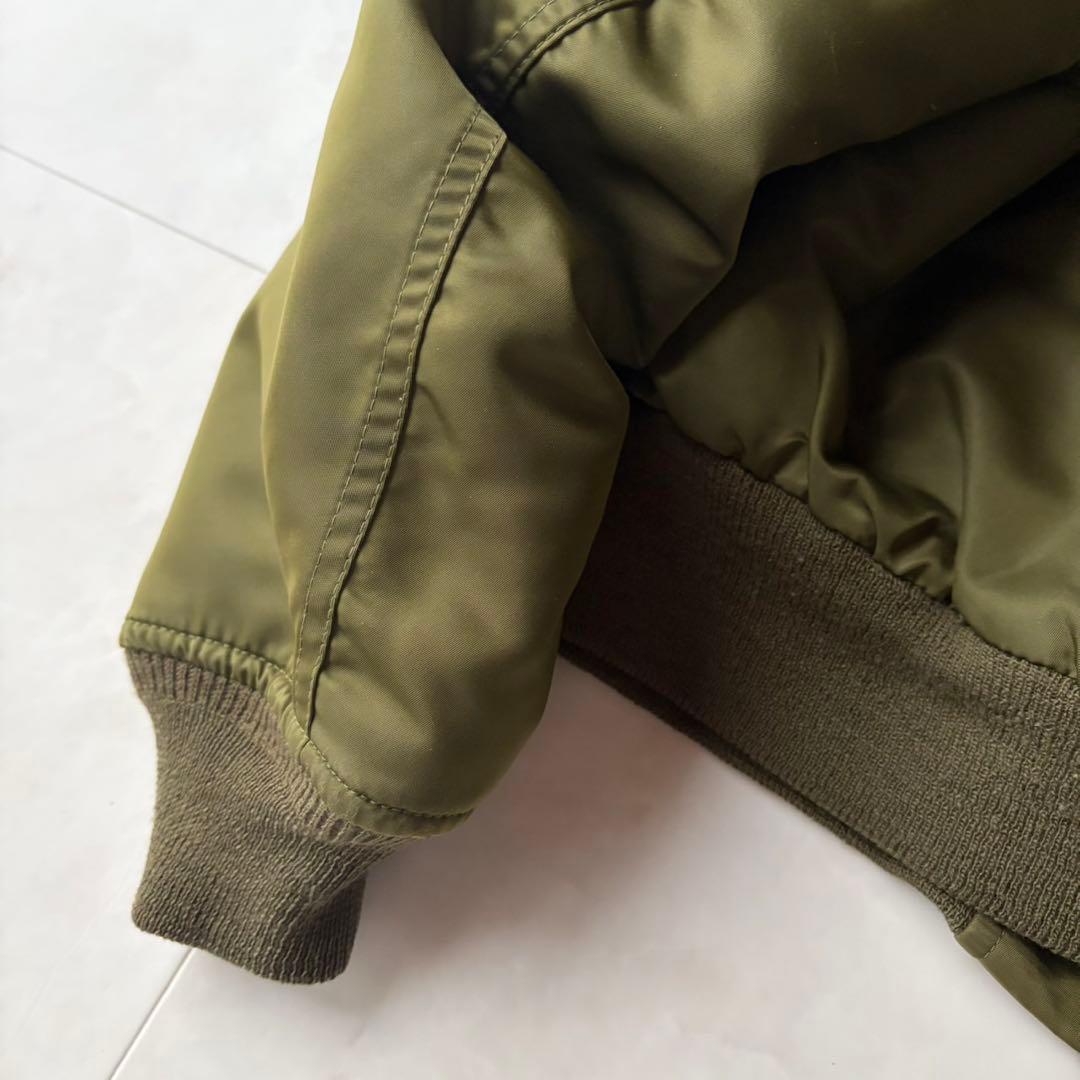 希少✨AVIREX B-15 フライトジャケット M 米国製 スコービル ボア