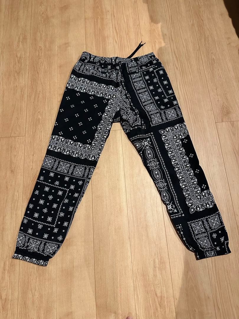 FCRB バンダナ　パンツ　ブラック　M