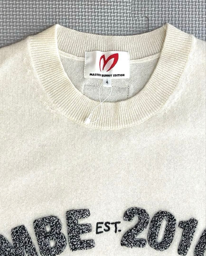 マスターバニーエディション カシミヤ100% ニットプルオーバー（WHT／4）
