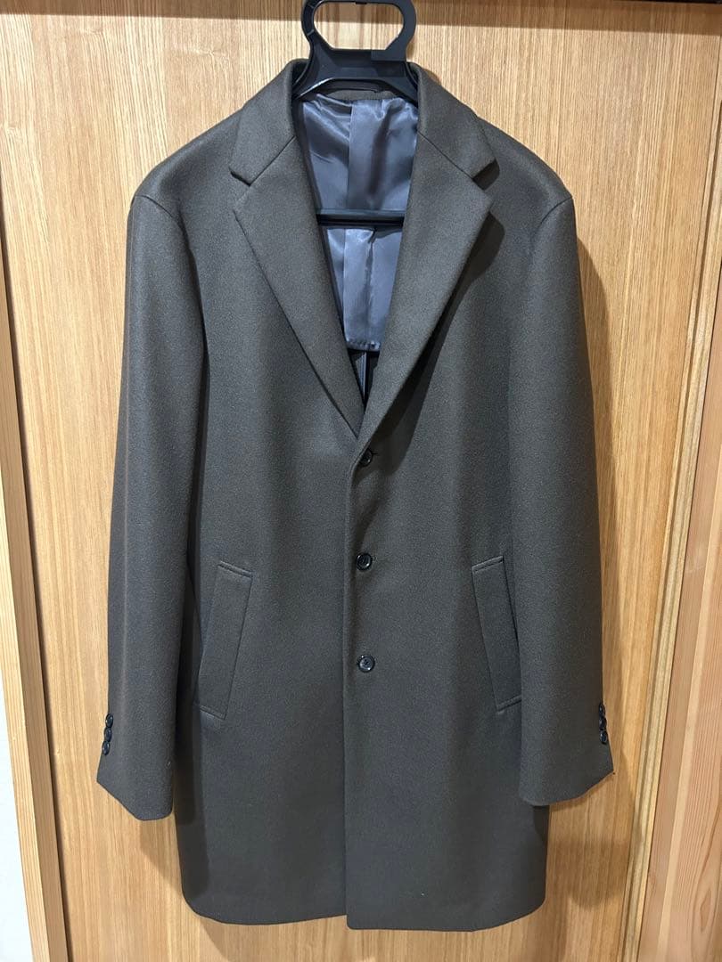 UNITED ARROWS メルトン シングルチェスターフイールドコート