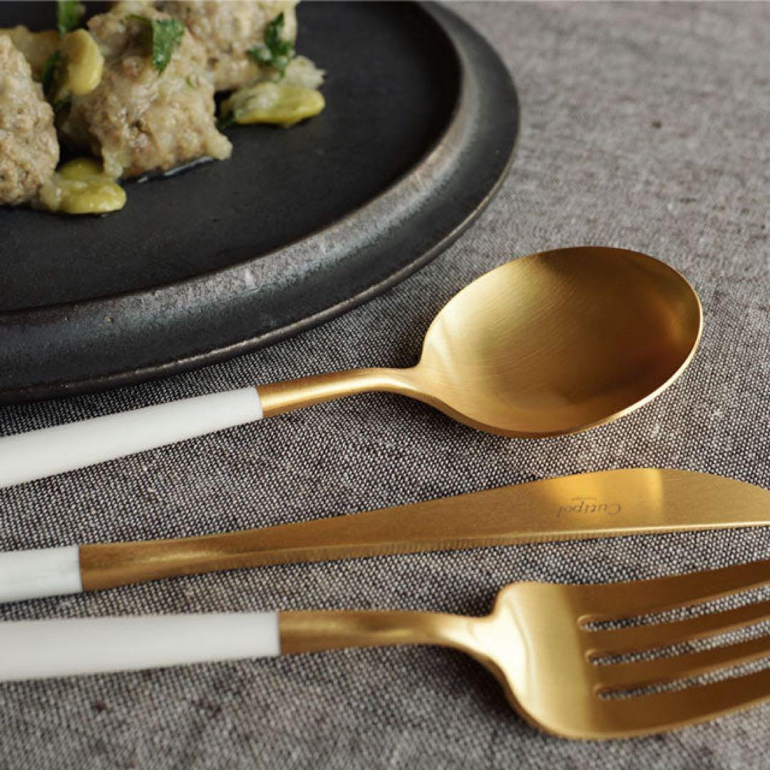 Cutipol(クチポール) GOA White Gold ディナー6本セット