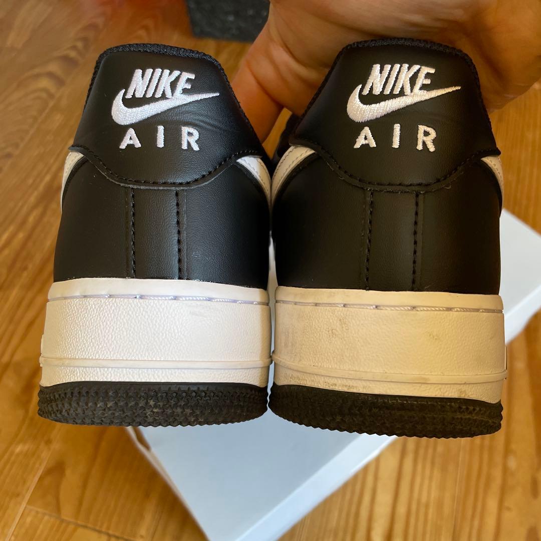 ダ*テ様 美品　ナイキ　エアフォース1 ブラック　ホワイト　AF1 27