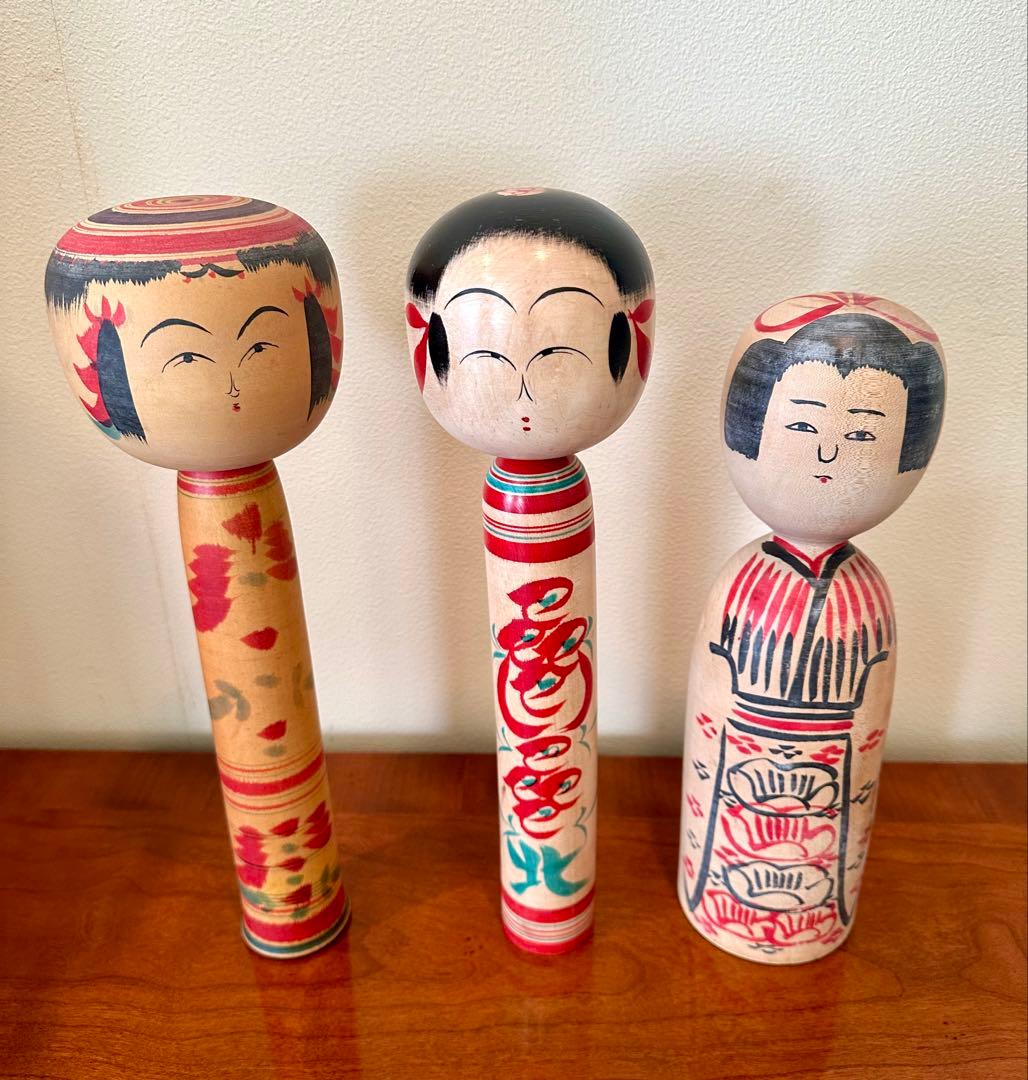 こけし　人形　 Kokeshi doll 郷土玩具　木製　小椋久太郎　日本