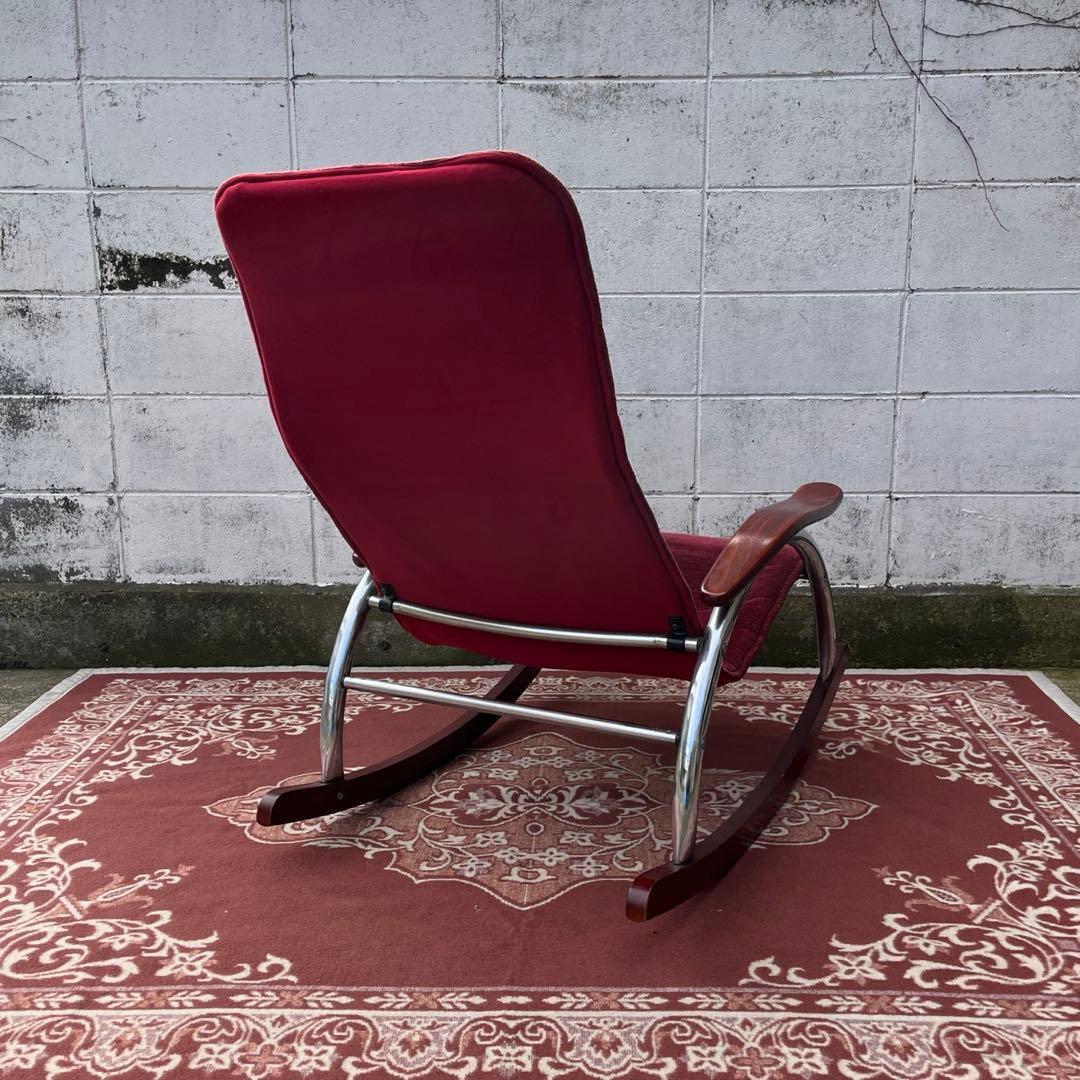 古家具ビンテージ品◾️ミッドセンチュリー ロッキングチェア レトロ 昭和