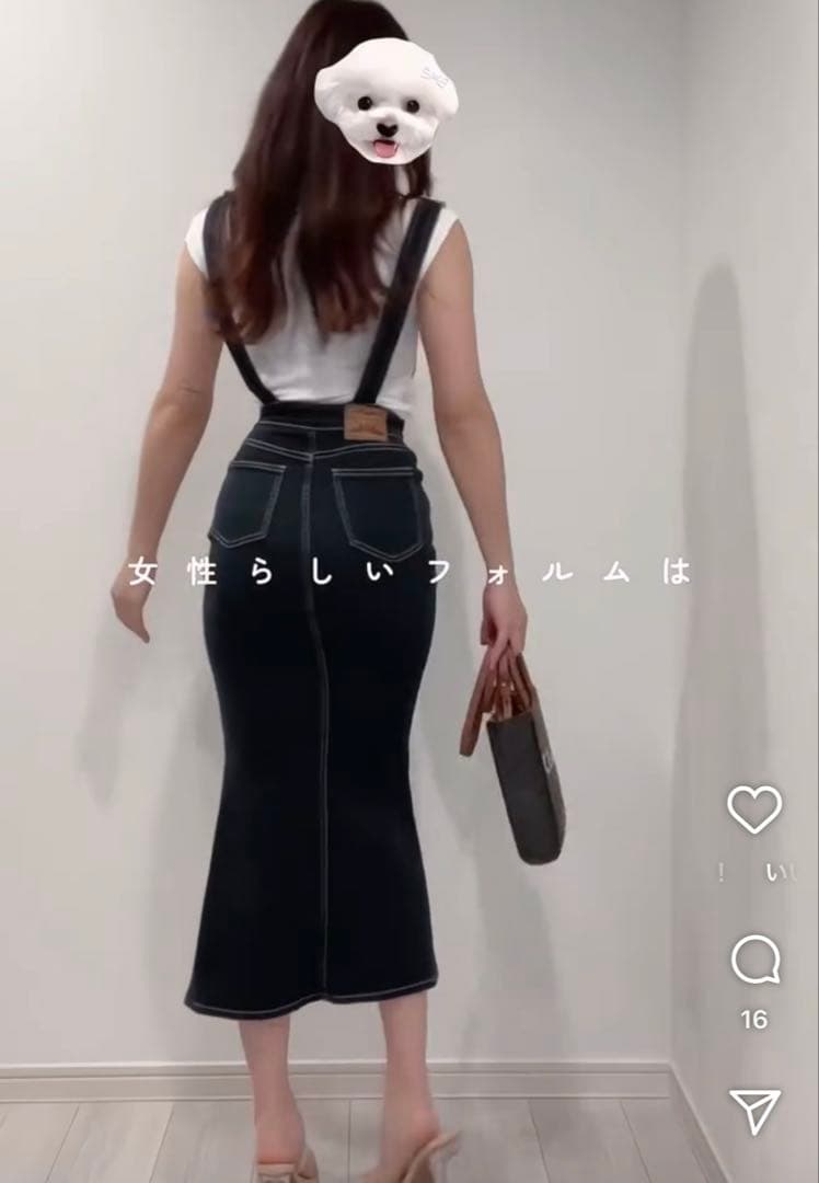 randy サロペット　ワンピース