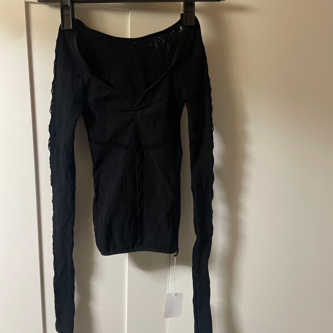 トップス theredthread Sruched sculpt body lace