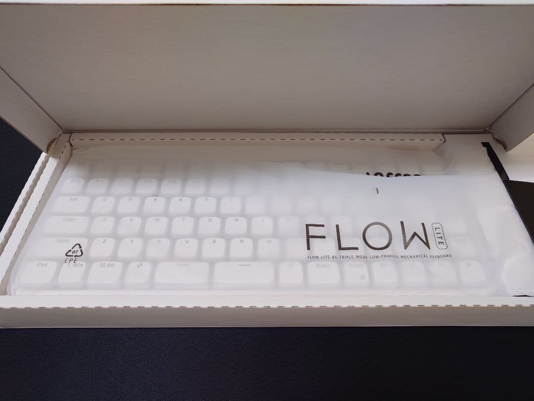 Lofree Flow Lite JIS ホワイト ロープロファイルキーボード