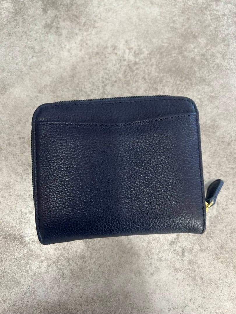 キタムラk2　2026福袋の財布　ネイビーレザー