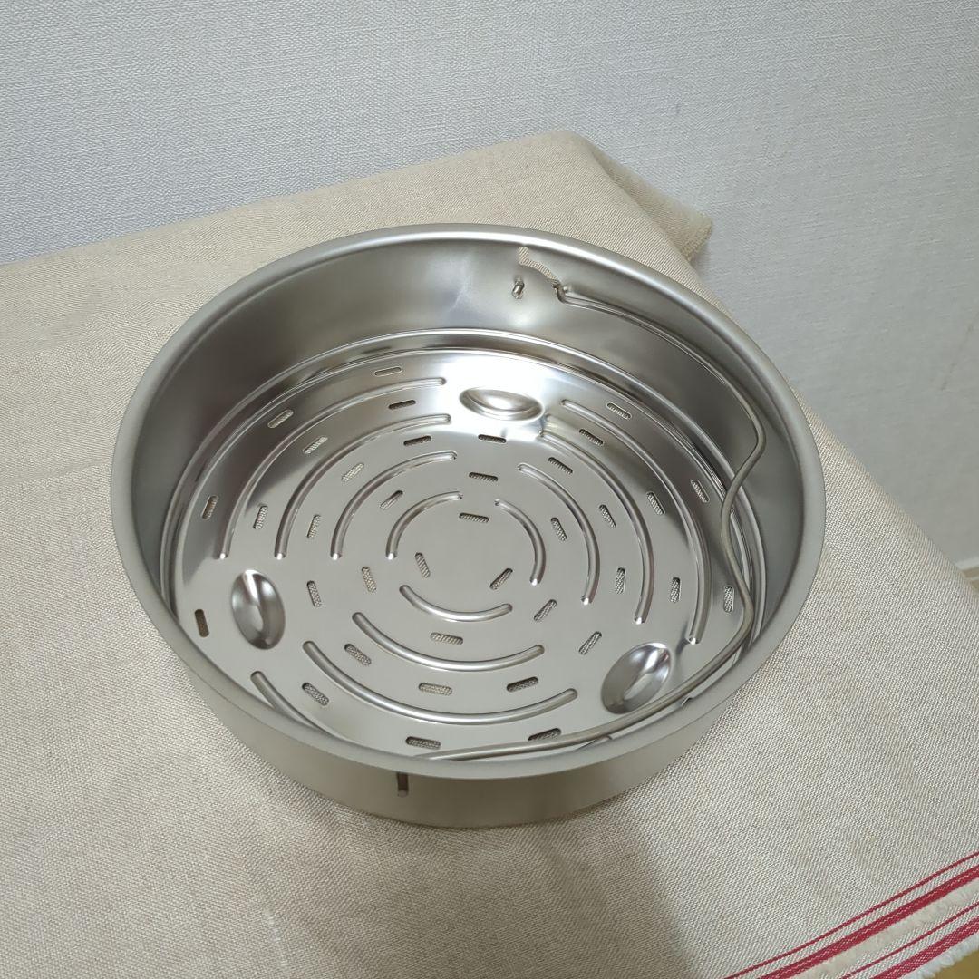 ヒロ様　フィスラー　圧力鍋　4.5Lプレミアム　無水フタ、三脚、蒸し器