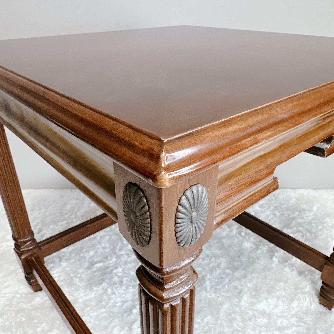 美品　アンティーク　ネストテーブル　3点セット　バタフライ式　レア　希少