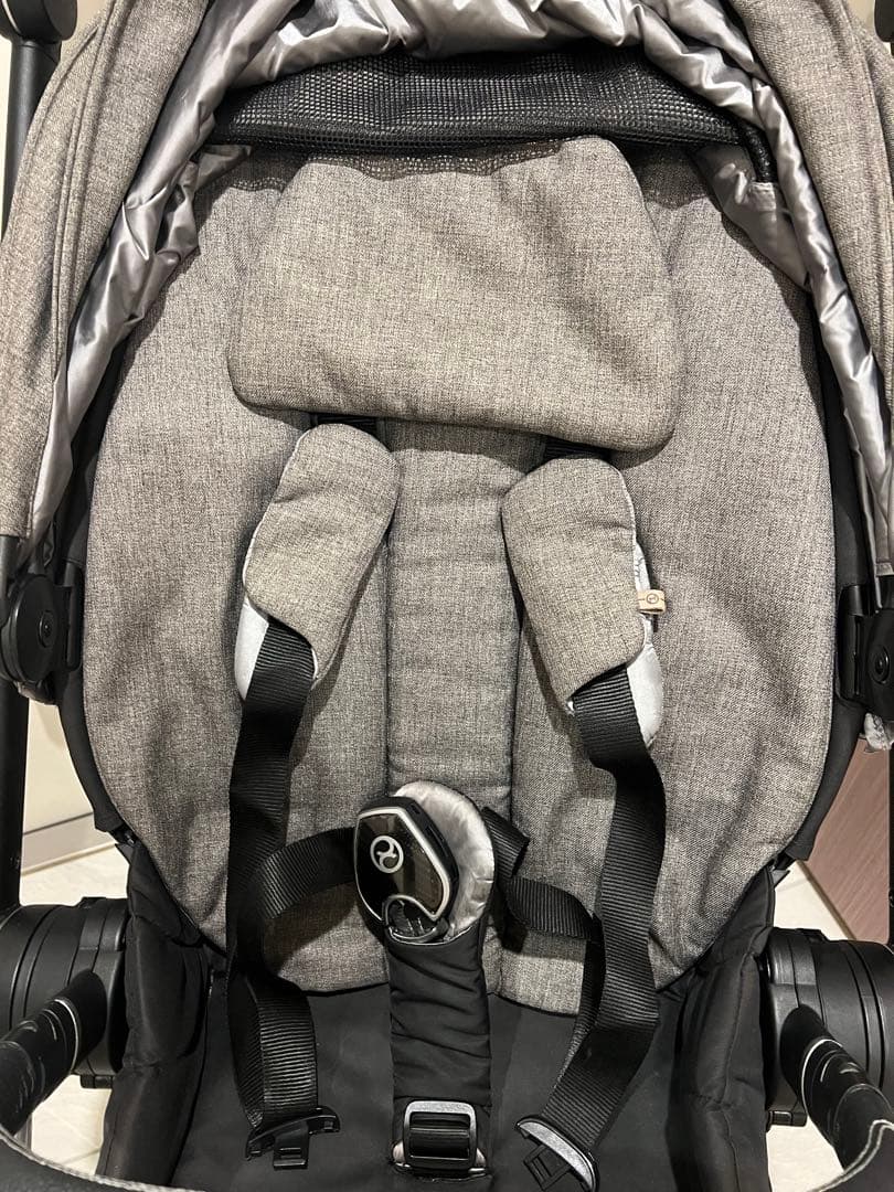 Cybex MIOSベビーカー グレー(ドリンクホルダー付き)