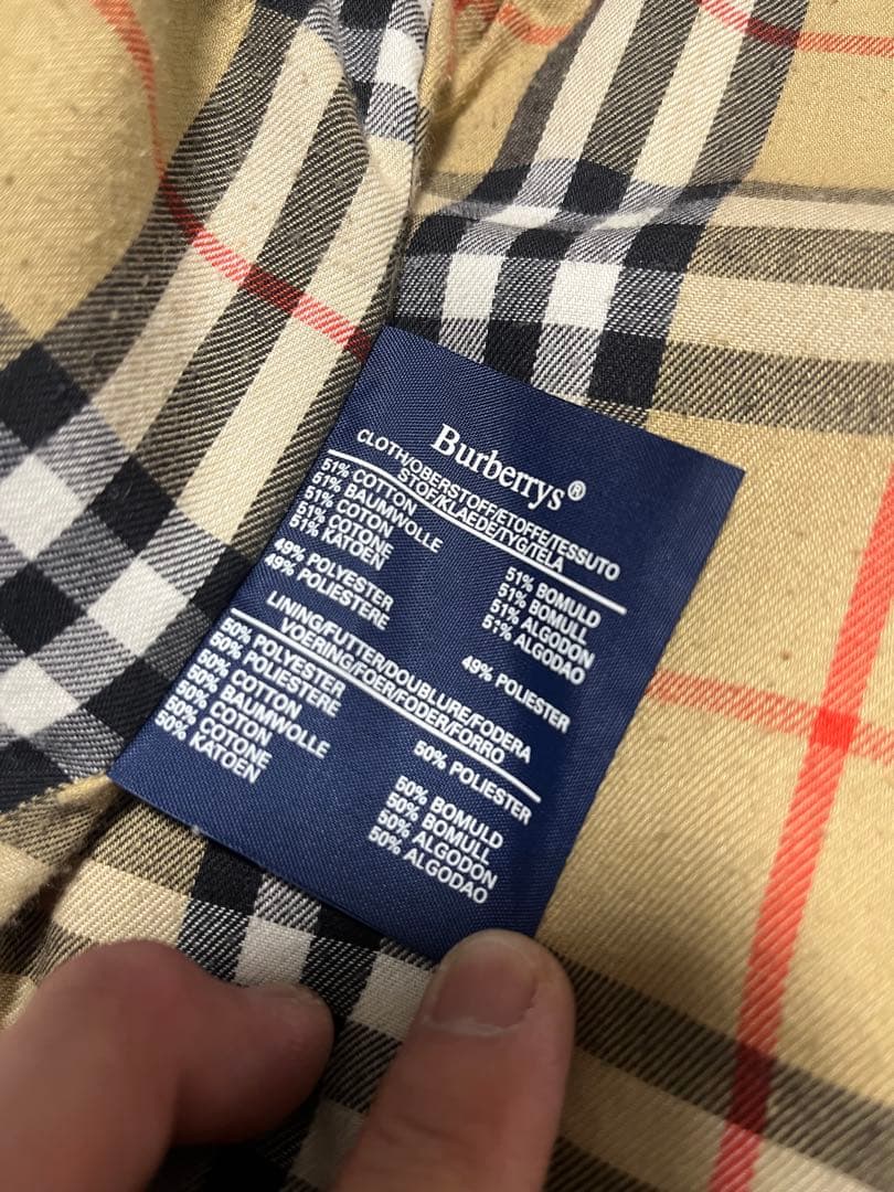 70s 英国製 Burberry's ステンカラーコート ノバチェック ベージュ