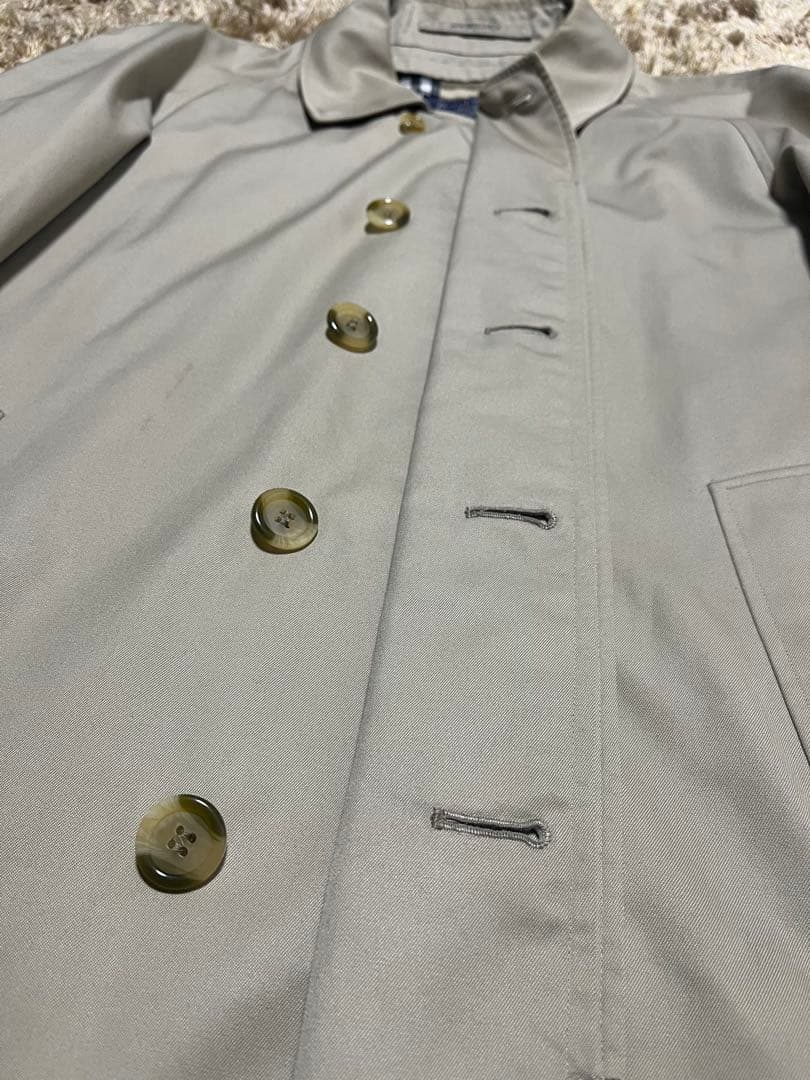 70s 英国製 Burberry's ステンカラーコート ノバチェック ベージュ