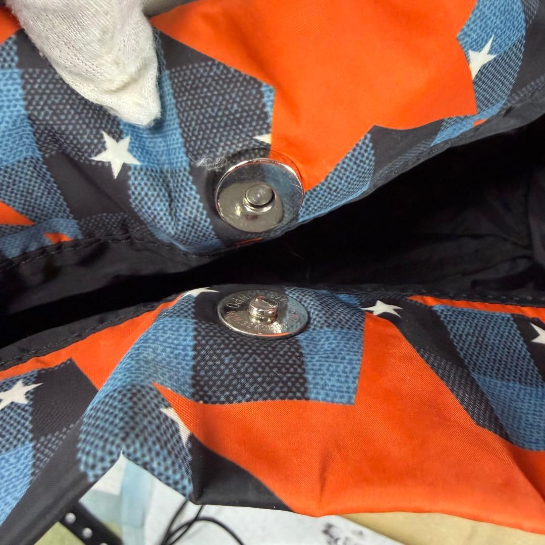 星がポイント‼️Vivienne Westwood カラフル星柄トートバッグ