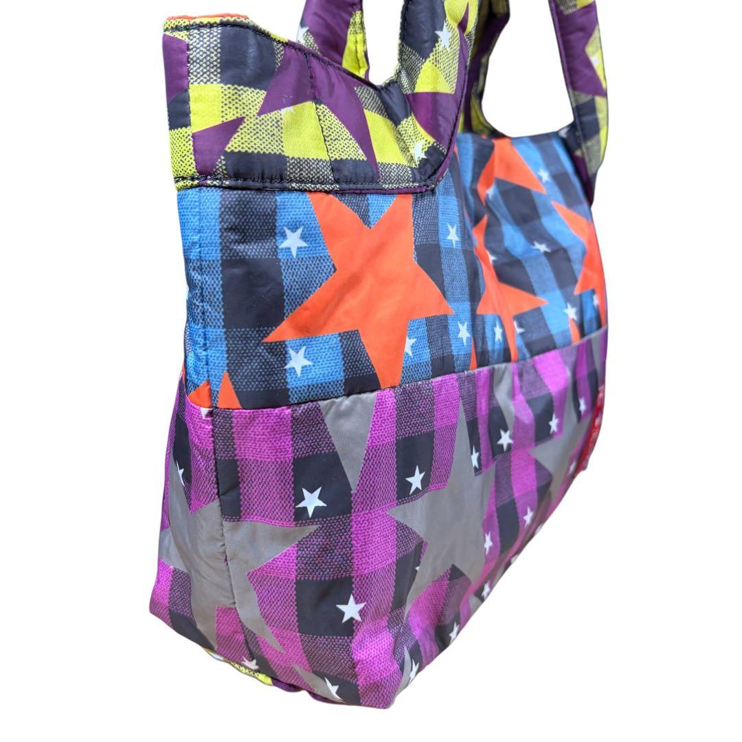 星がポイント‼️Vivienne Westwood カラフル星柄トートバッグ