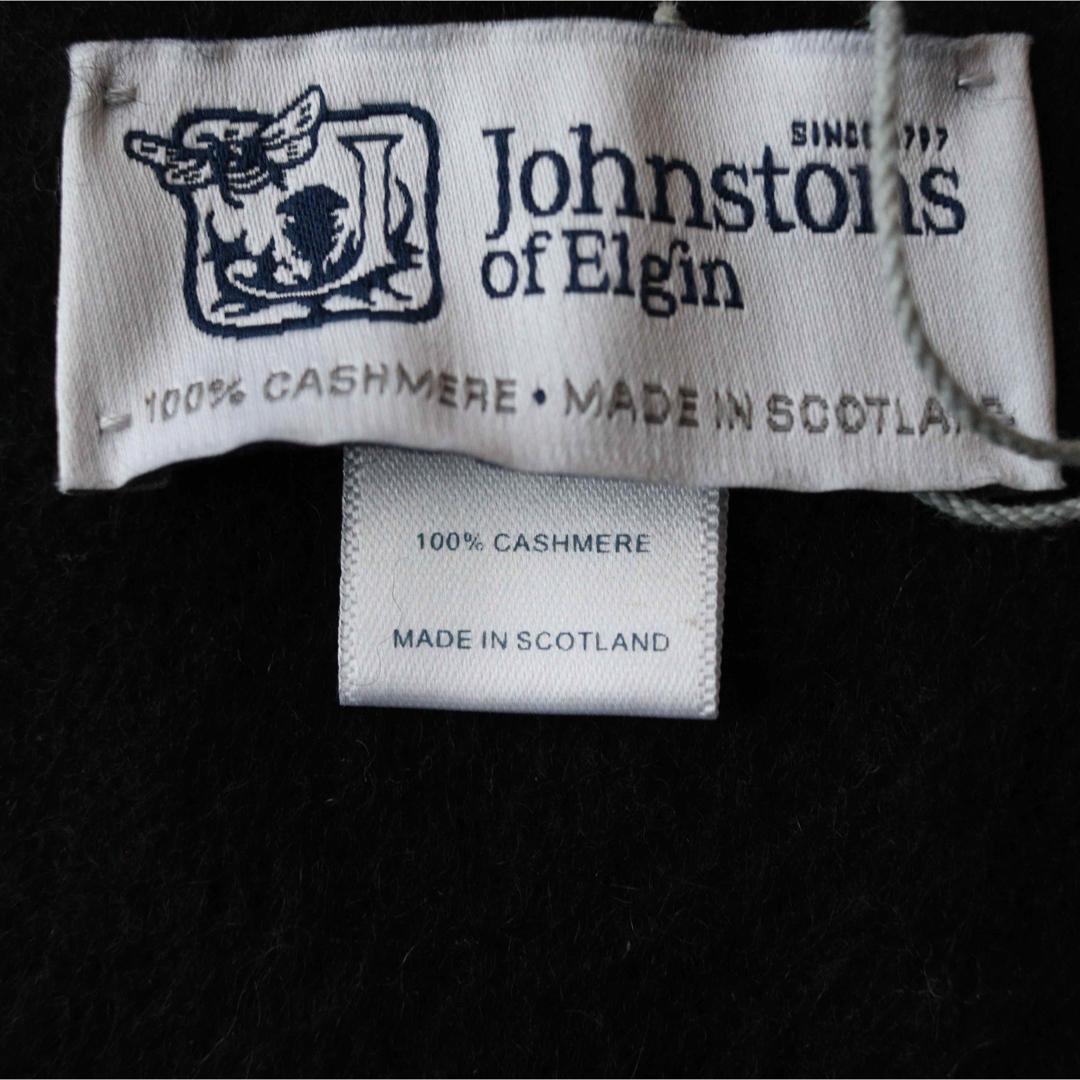 5408【未使用品】ジョンストンズ　大判ストール 無地 タグ付き