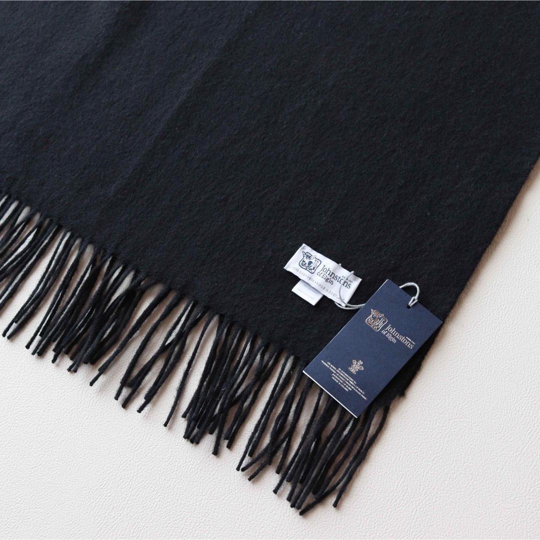 5408【未使用品】ジョンストンズ　大判ストール 無地 タグ付き