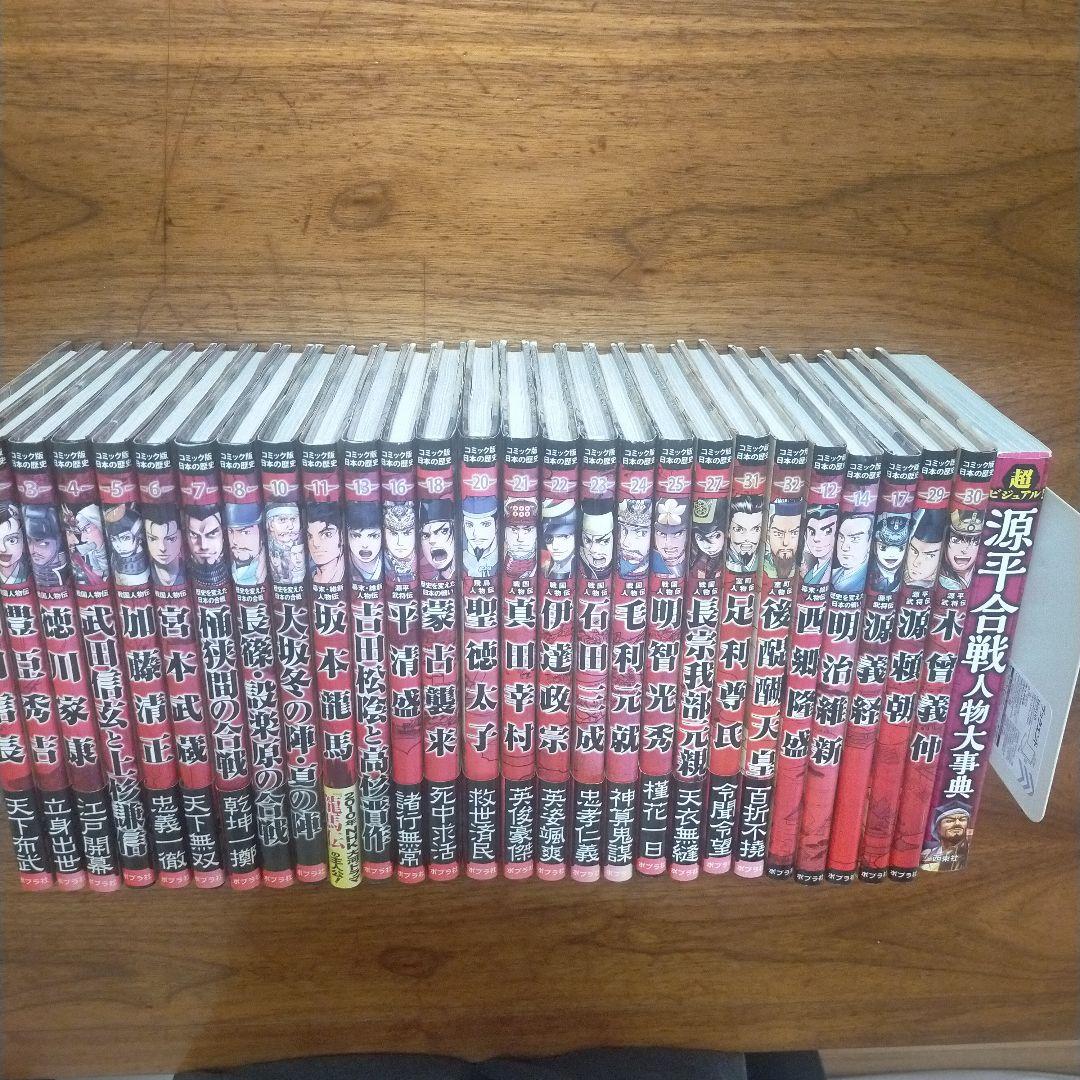 0★A247　コミック版 日本の歴史 セット ポプラ社