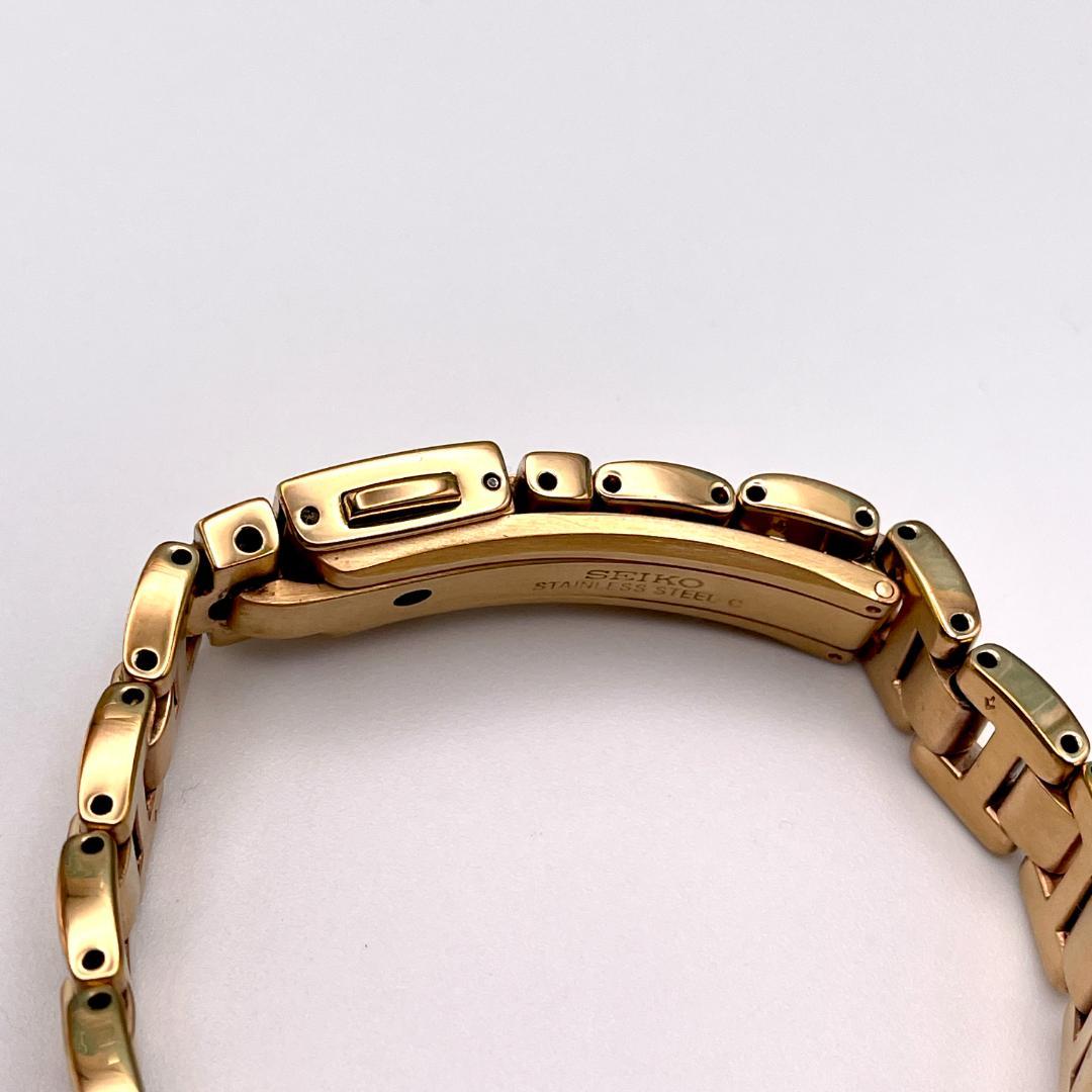 セイコー レディース ソーラー時計 ゴールド 上品 エレガント デイト ビジネス