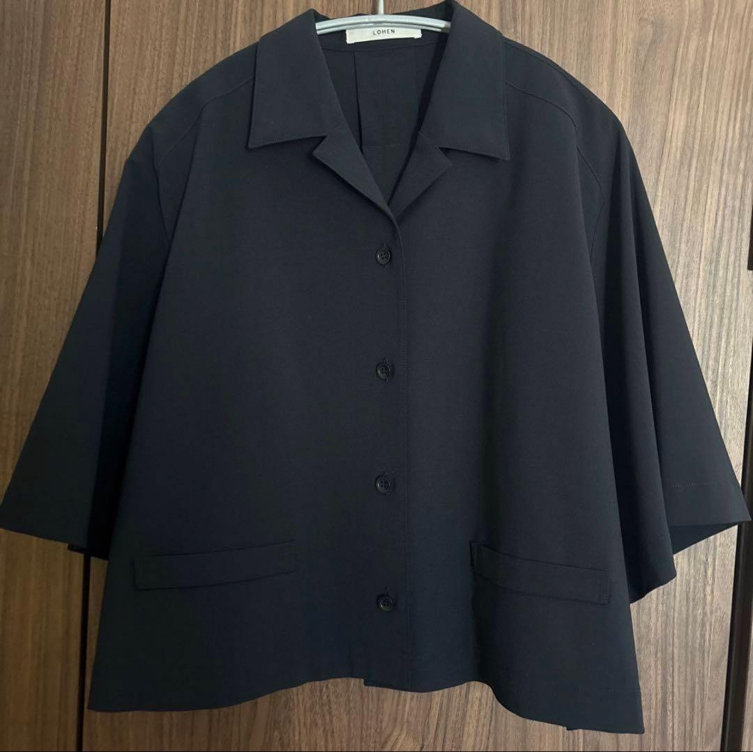 【まだまだ綺麗に着れます】LOHEN クロップドシャツ