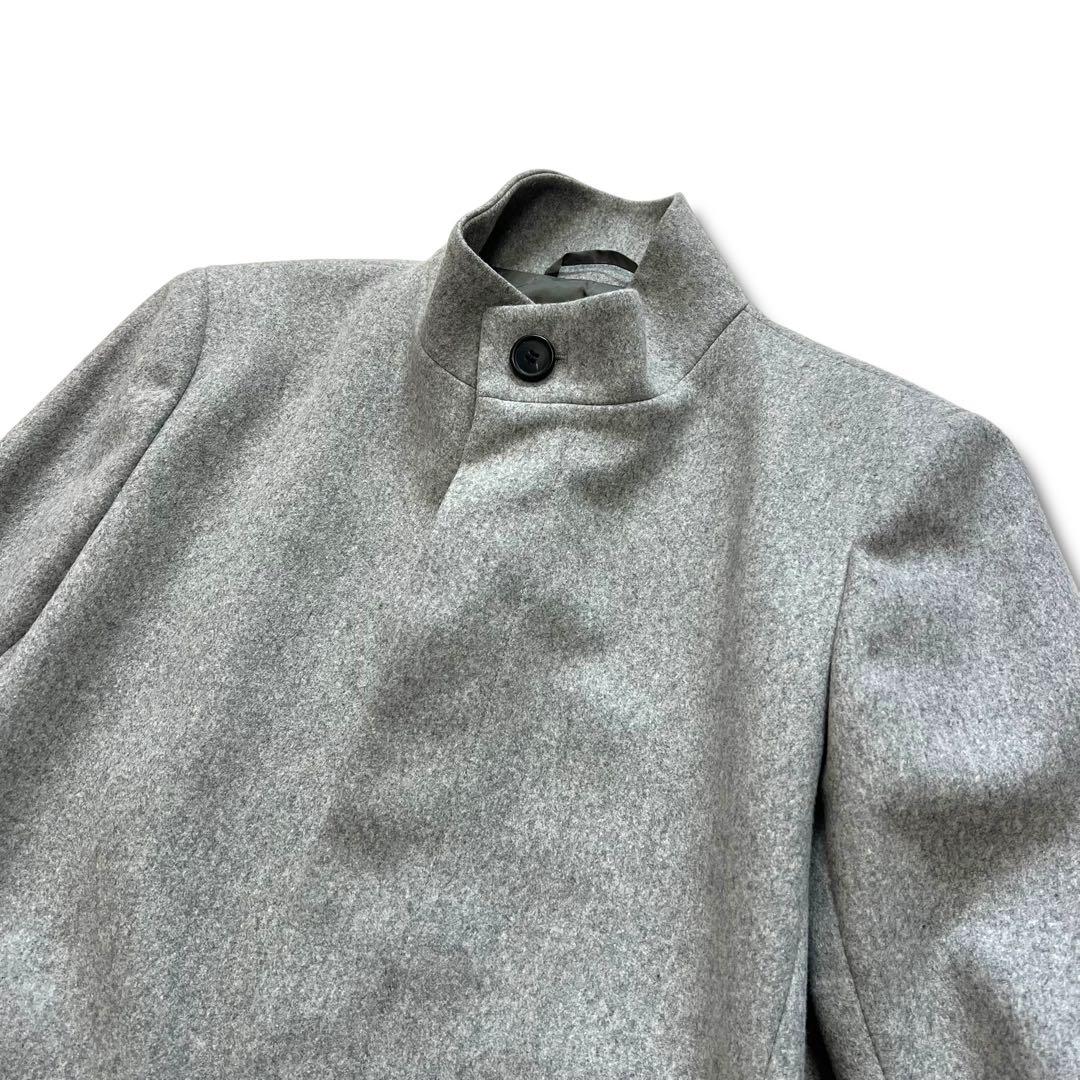 極美品 Theory BELVIN カシミヤ混 スタンドカラー コート XS