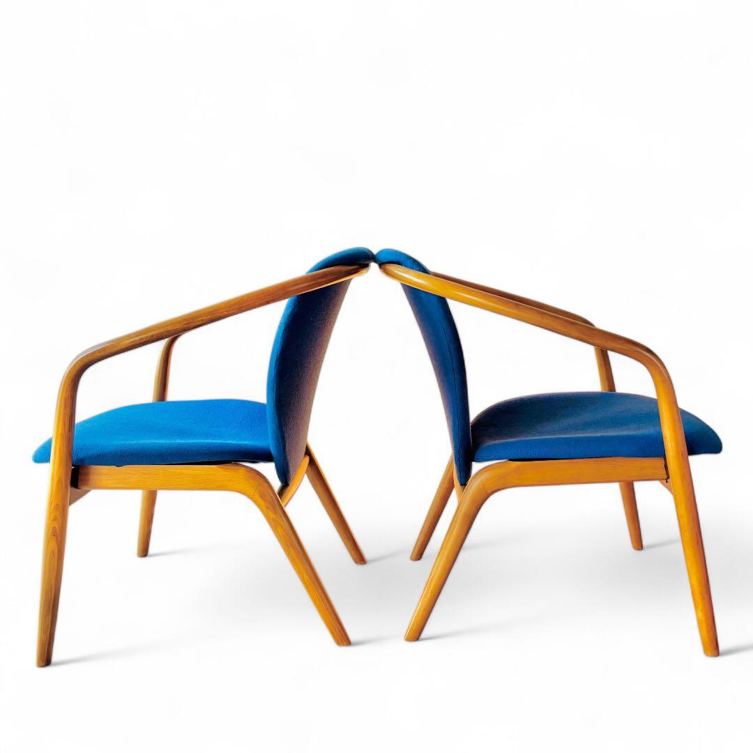 【廃盤・メンテ済】飛騨産業 キツツキ マッターホルン アームチェア｜張替済