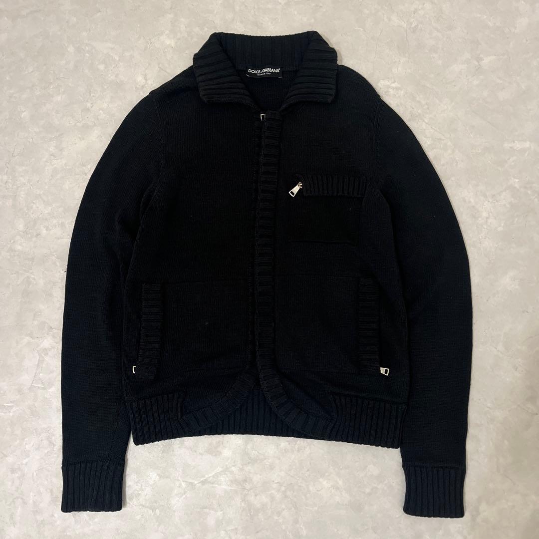 ジャケット・アウター DOLCE&GABBANA Zip-Up Cotton Knit Jacket