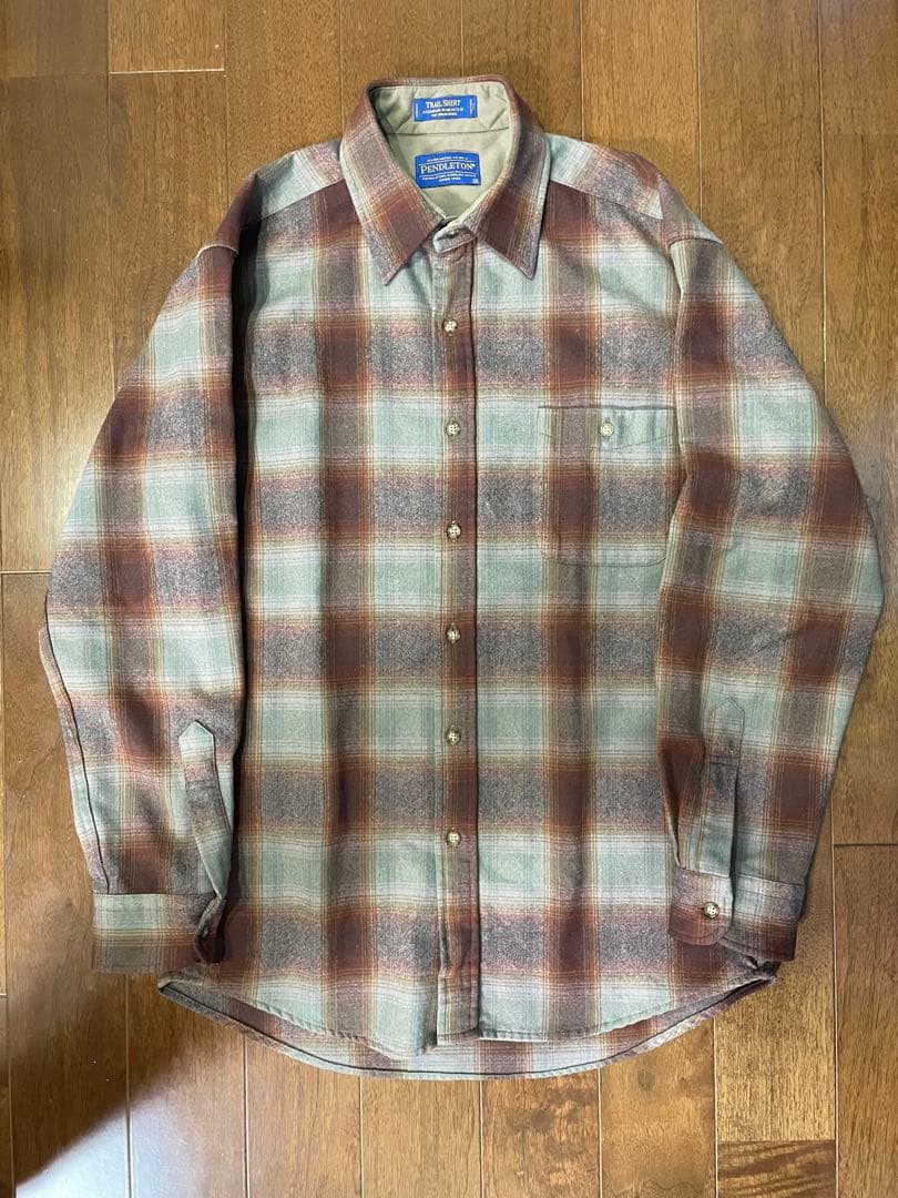 ジェイ アダムス ペンドルトン ウール シャツ オンブレ チェック