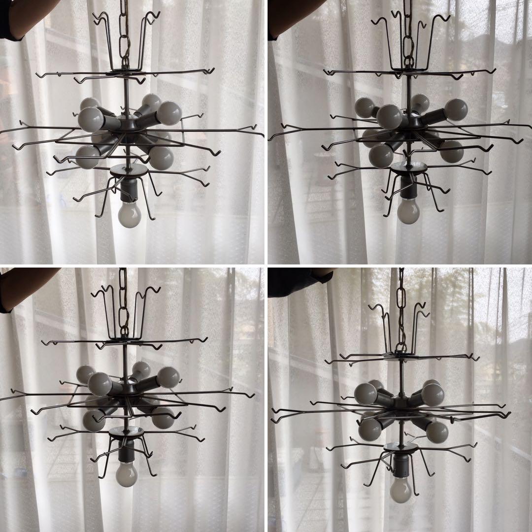 ムラノガラス シャンデリア　ミッドセンチュリーモダン