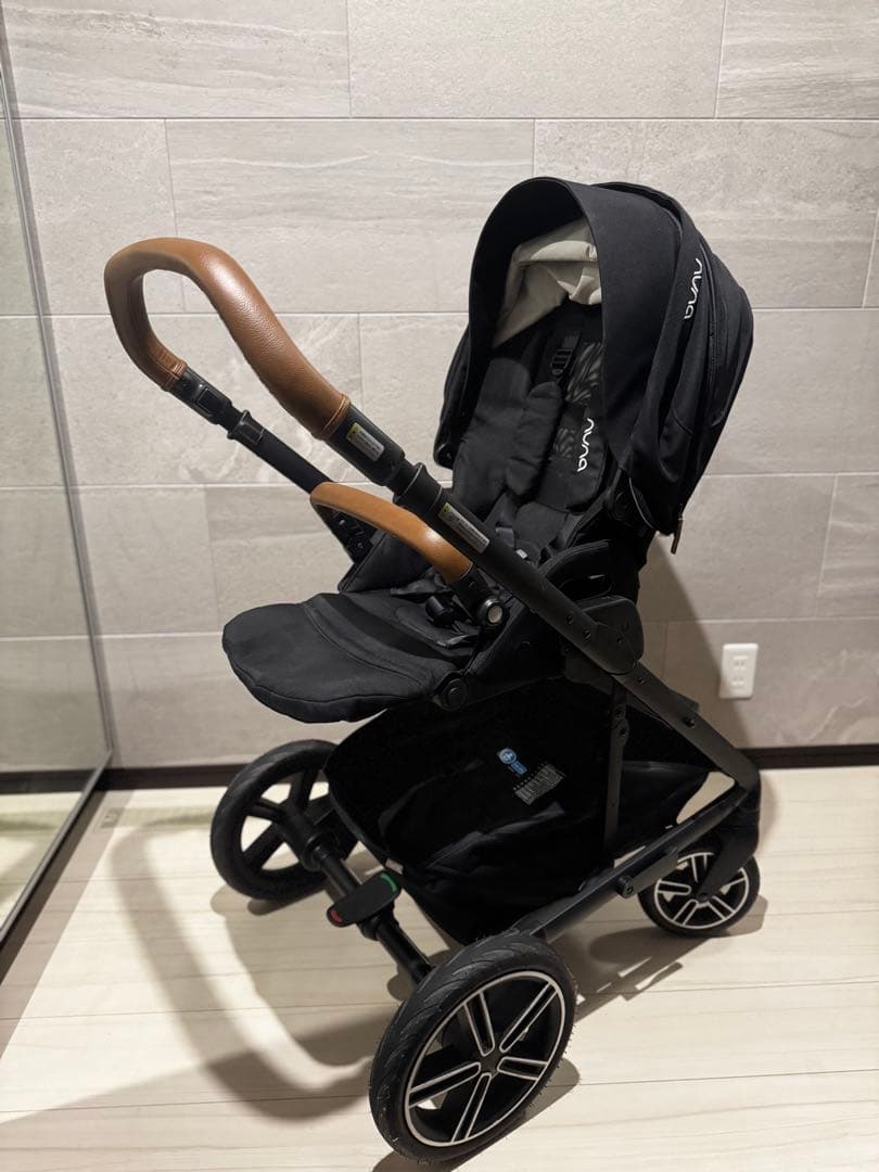 【人気美品】nuna mixxnext ベビーカー レインカバー・防寒シート付き