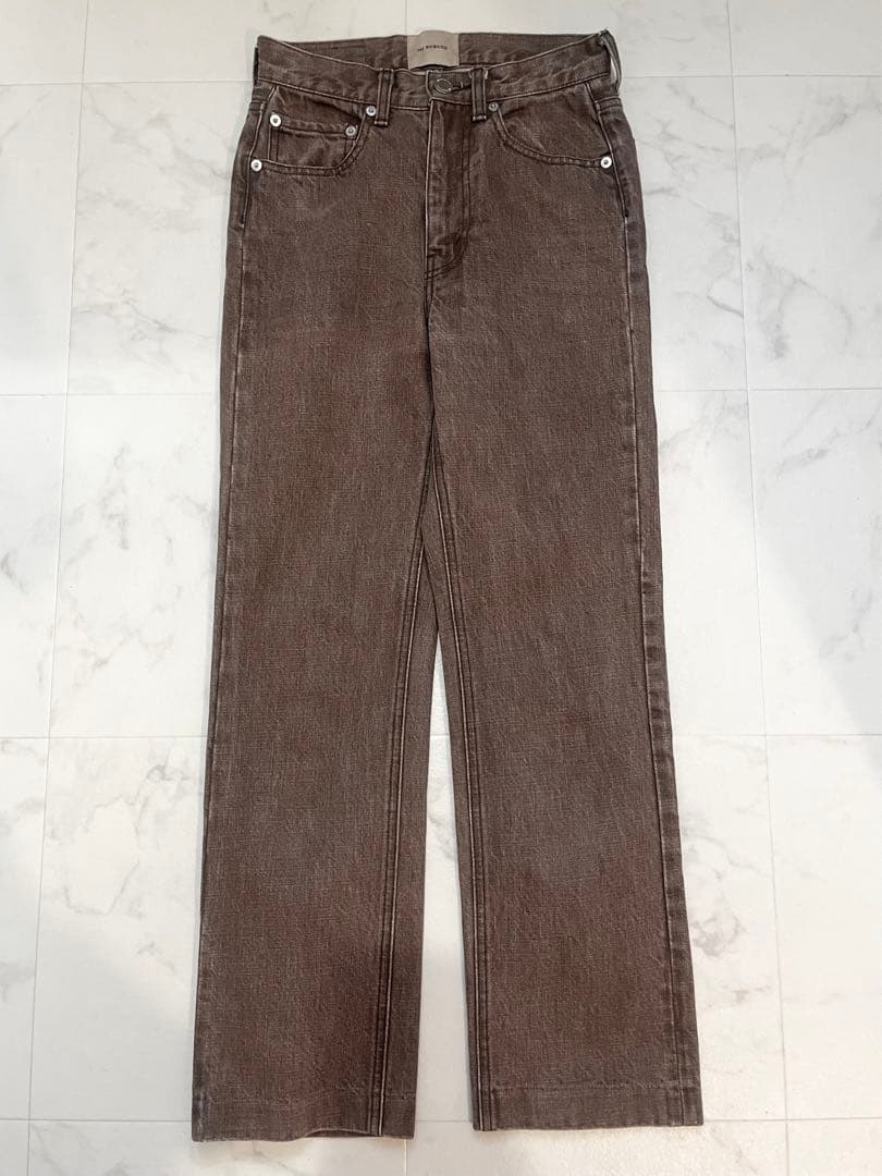 THE SHISHIKUI BASIC JEANS BROWN ブラウン 23