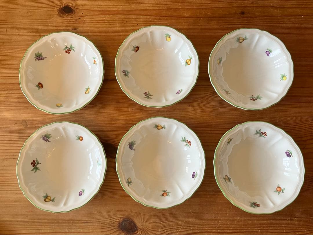 ジノリ　アンティコエデン　サラダシリアルボウル×6