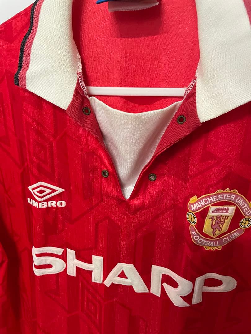 マンチェスターユナイテッド ユニフォーム　1992年1994 シャープSHARP