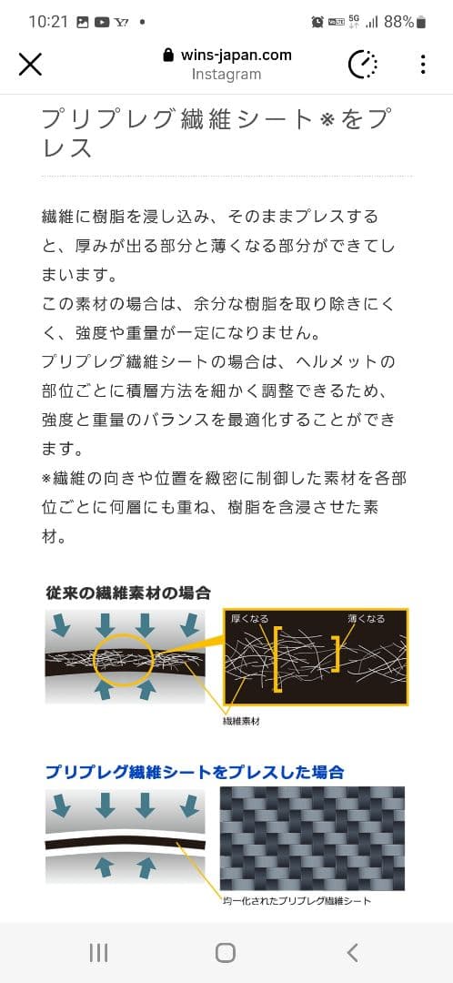 バイク用ヘルメットWINS G FORCE SS