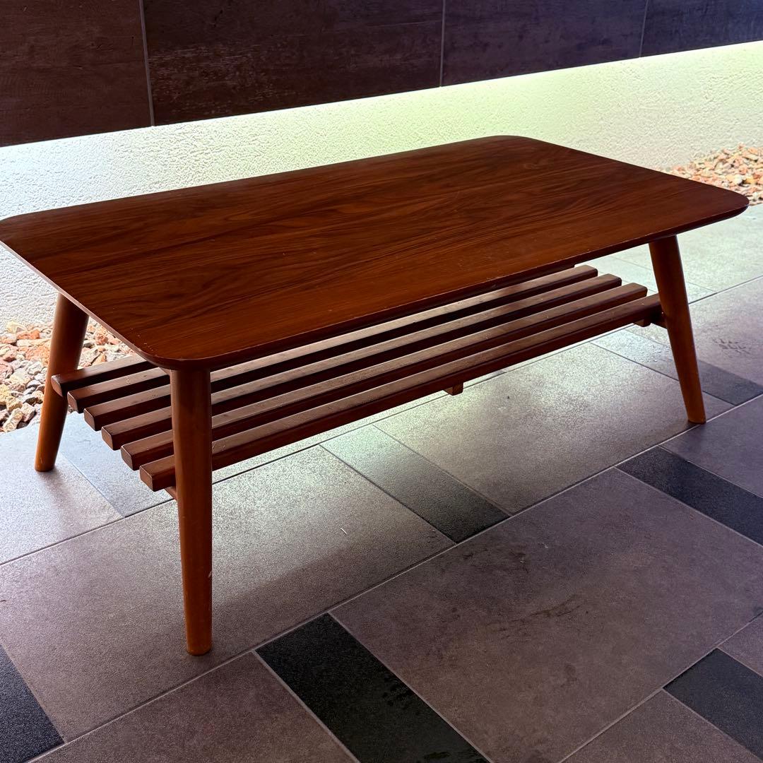 木製　折りたたみ　センターテーブル 900✖️500✖️350