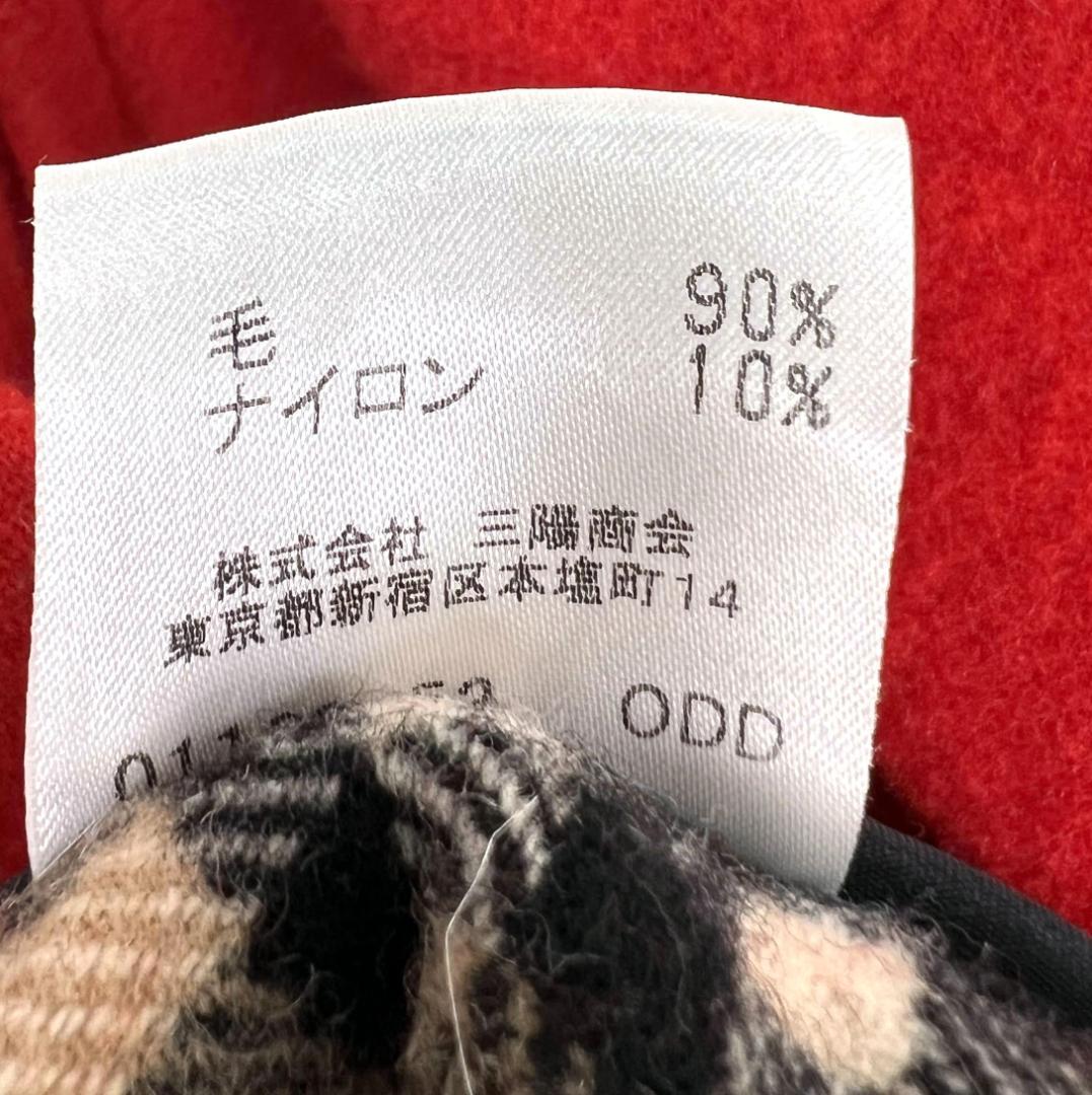 【BURBERRY BLUE LABEL】赤系 ダッフルコート レディース 40