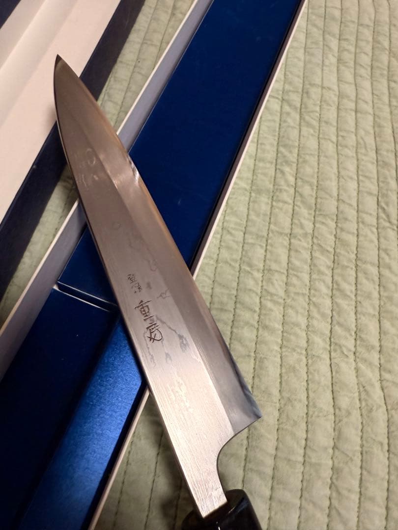 重房作　鍛地 和ペティー　150mm ミニ￼ 柳刃　Shigefusa