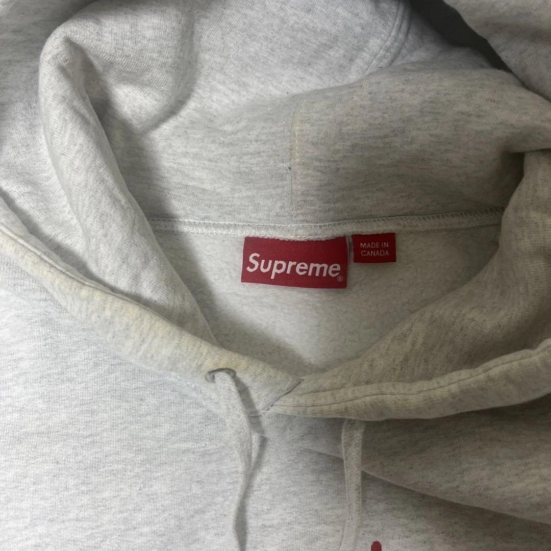 Supreme グレー パーカー