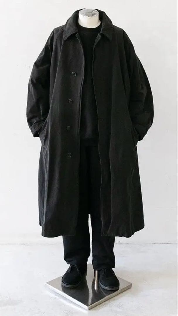 25AW comoli コモリ　製品染　バルカラーコート