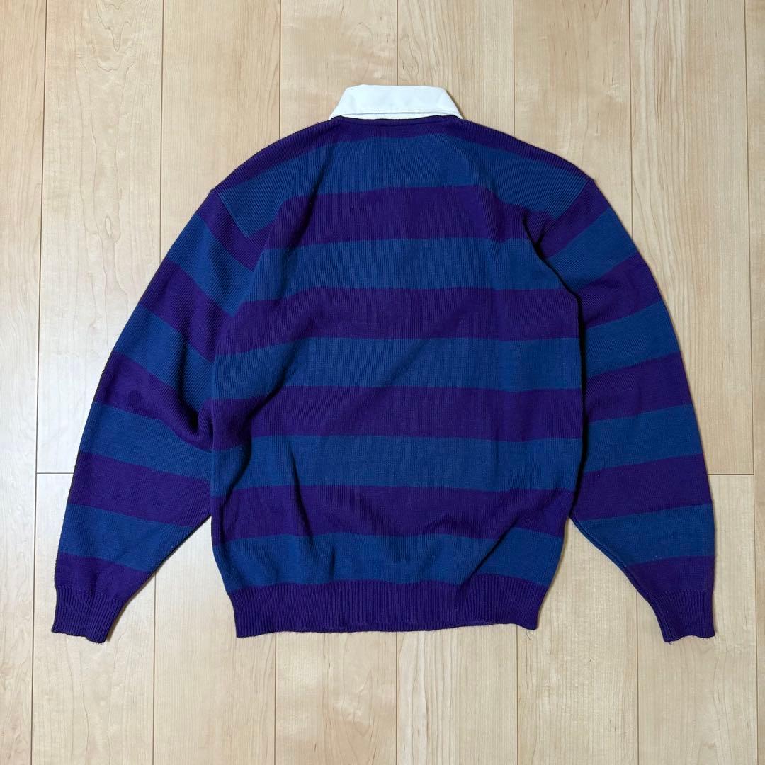 montbell オールドモンベル 90's ラガーシャツ ウイックロンニット