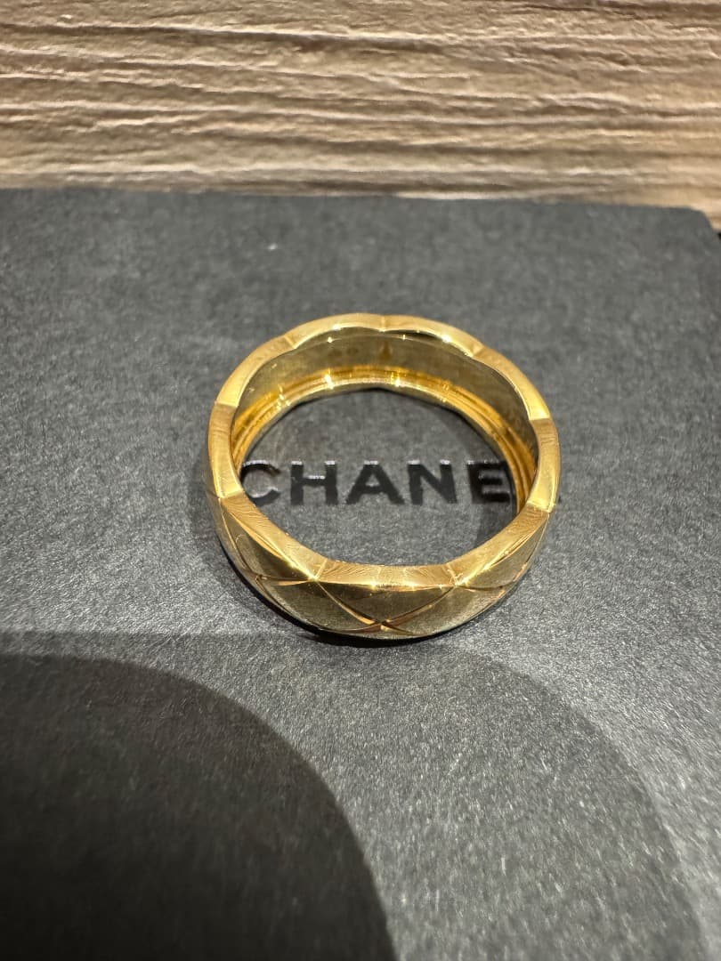 CHANEL ココクラッシュリング　ミディアム　YG #56