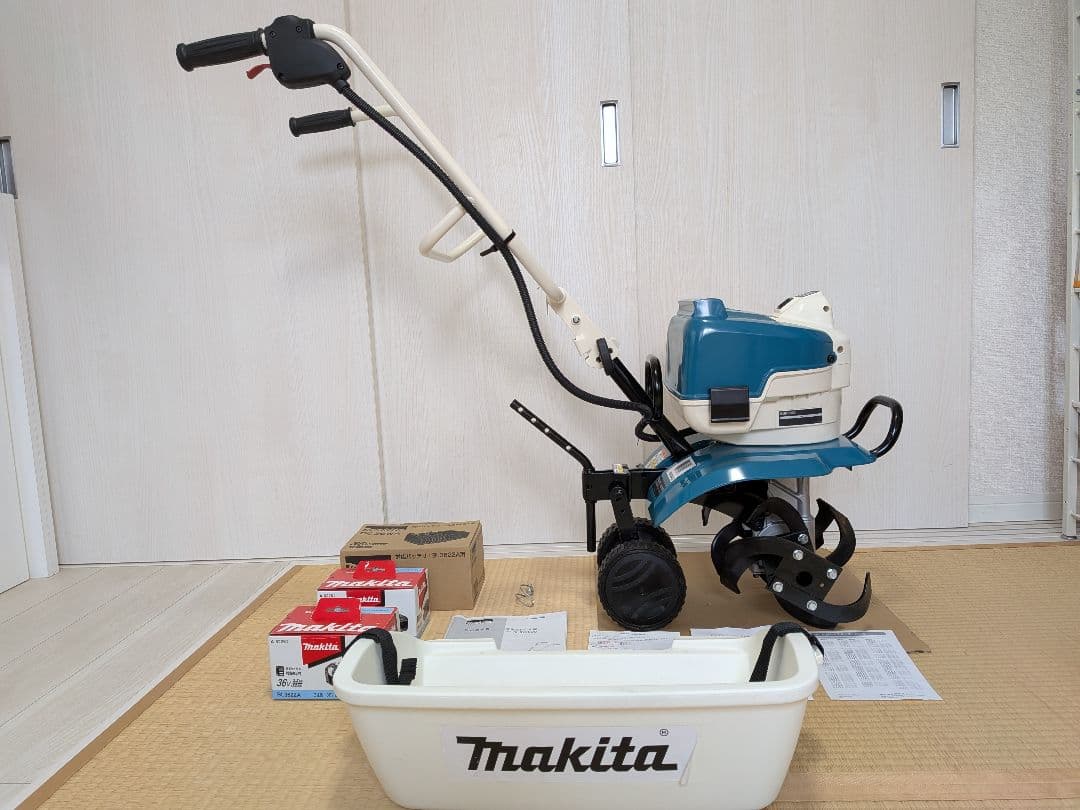 「マキタ MUK 360 DZ」耕運機 バッテリー2コ/充電器/フルセット！！！